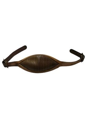 Vintage Antique Leather Riddell Football Chin Strap.